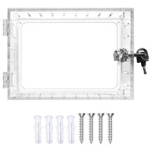 Universal Thermostat Lock Box with Key,Clear Thermostat Guard for Thermostat Wall.5 inch Hx4.72 inch Wx1.65 inch D