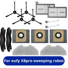 Para X8pro Aspirador de Pó Robô, Acessórios, Escova Lateral Principal, Filtro, Pano, Saco de Pó, Acessório de Substituição, Escova