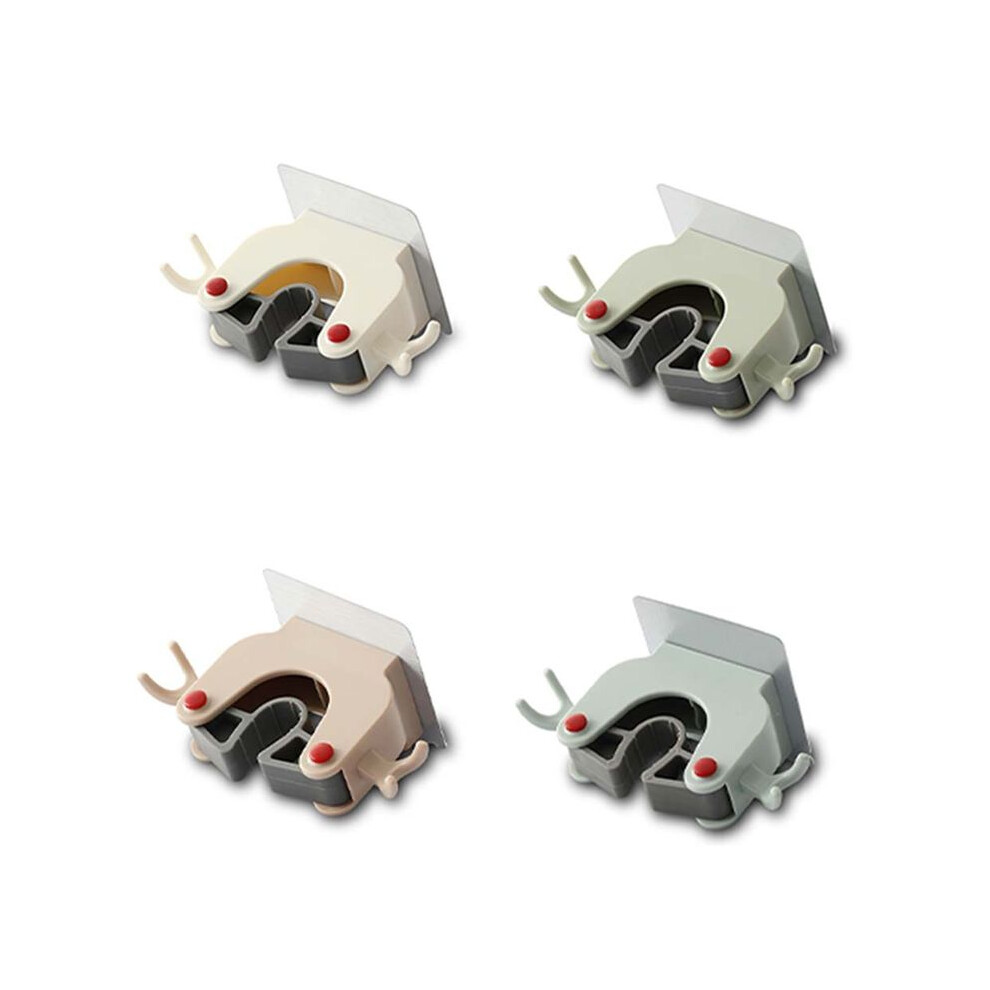 4Pcs Broom Hanger,Mop Holder Wall Mount, Broom Holder Wall Mount For Hanging And Organizing Shovel,Rake,Brush,Yard Tools 6034064192870