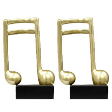 Music Notes Figurines Living Room TV Cabinet Desk Decoration Simple Elegant Decorative Gift C