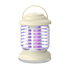 Electric Bug Zapper Portable Mosquito Control Lamp USB Charging Mosquito Repellent for Indoor and Outdoor Use Khaki
