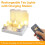 Flameless Candles with Remote Control Timer & Charging Base, 6pcs USB Rechargeable Battery LED Tea Lights Candles 3