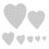7 Pieces Acrylic Stamp Blocks Set Clear Stamping Blocks Tools with Grid, Decorative Stamp Blocks 1