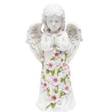 Estátua de Jardim Solar Anjo Presente Exclusivo de Inauguração de Casa Artesanato Ornamentos Adequados para Decoração de Jardim de Terraço