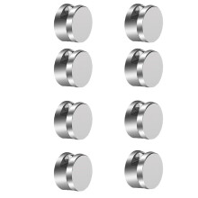 Frameless Mirror Mounting Hardware Kit Mirror Holder Clips Round Shape Dual-Screw Fixing Mirror Glass Hanging Bracket