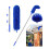 Cobweb Duster with Extension Pole, Spider Web Brush and Washable Ceiling Duster Kit, 15-100 Inch Long High Rigidity 1
