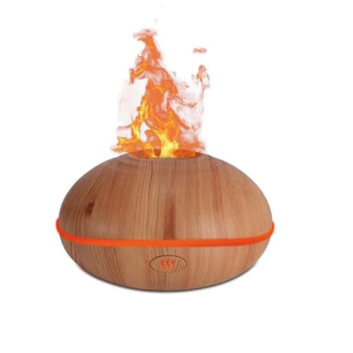 Colorful Volcano Diffuser 200ml Ultrasonic Flame Fire Humidifier with Auto-Off Protection Cool Mist Diffuser A 1