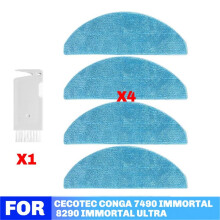 Kit de Repuestos para Mopa de Aspiradora para Cecotec Conga 7490 Immortal/8290 Immortal/Kabum 900
