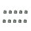 10Pcs DIY Silent Clock Movement Spindle Hands Quartz Movement Wall Clock Mechanism Repair Tools Part Clock Kit 1