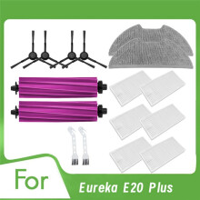 For Robot Vacuum Cleaner E20 Accessories Main Roller Brush Filter Mop Cloth Replacement Parts Brush