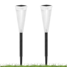 Solar Garden Lights Waterproof Pathway Garden Lights 2 Lighting Modes Garden Outdoor LED Lighting for Garden Lawn Yard
