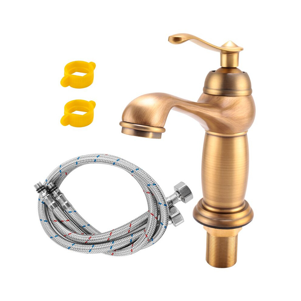Bathroom Basin Faucet Antique Brass Mixer Solid Copper Luxury Europe Style Tap Taps 6032552711800