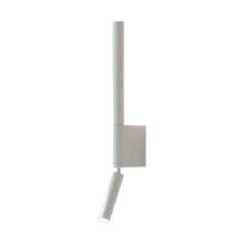 3000K Warm Light LED Wall Sconces Bedroom Bedside Wall Mounted Lamp Adjustable Light  for Hotel Room Master White