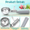 2Pcs 4oz Release Cookie Scoops Ice Cream Scooper with Trigger Release Portion Scoop Stainless Steel for Portion Control 2