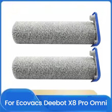 2PCS Roller Brush for  Deebot X8 Pro Omni Vacuum Cleaner Spare Parts Efficient Household Cleaning Accessories