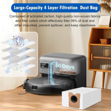 15 Piece Accessory Kit Compatible with Robot Vacuum C10, Replacement Parts Main Brush,Dust Bag,Filter,Cleaning Tool