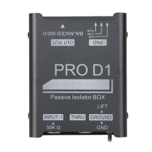 New PRO D1 Audio Isolator, Audio Current Eliminator, XLR 6.5 Isolator, Mixer Microphone Common Ground Filter