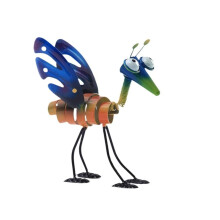 Decoração de Jardim MetalGrasshopper Presente de Inauguração de Casa Escultura Ao Ar Livre para Quintal Caminho Passarela Pátio Interno e Externo