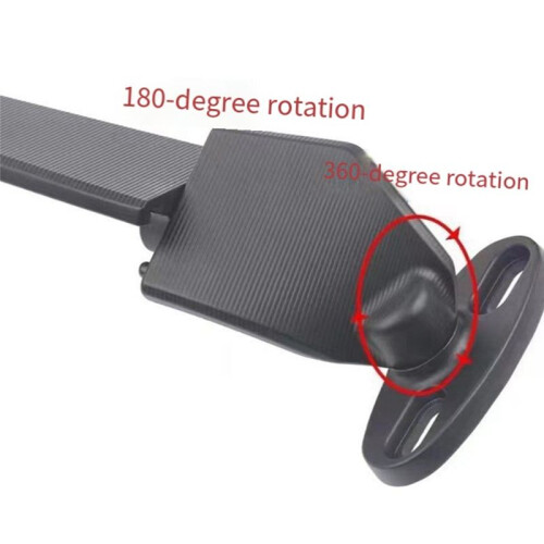 Motorcycle Rearview Mirror with Light Mirror Parts Adjustable Spoiler Reverse Mirror Modified 2