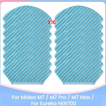 16PCS Mop Cloth Pads for Midea M7/M7 Pro/M7 Max for NER700 Spare Parts Washable Mopping Pads Wipes Rag