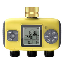 3-Outlet Temporizador Automático de Água Sistema de Irrigação de Jardim Controle Programador de Aspersores Ferramentas