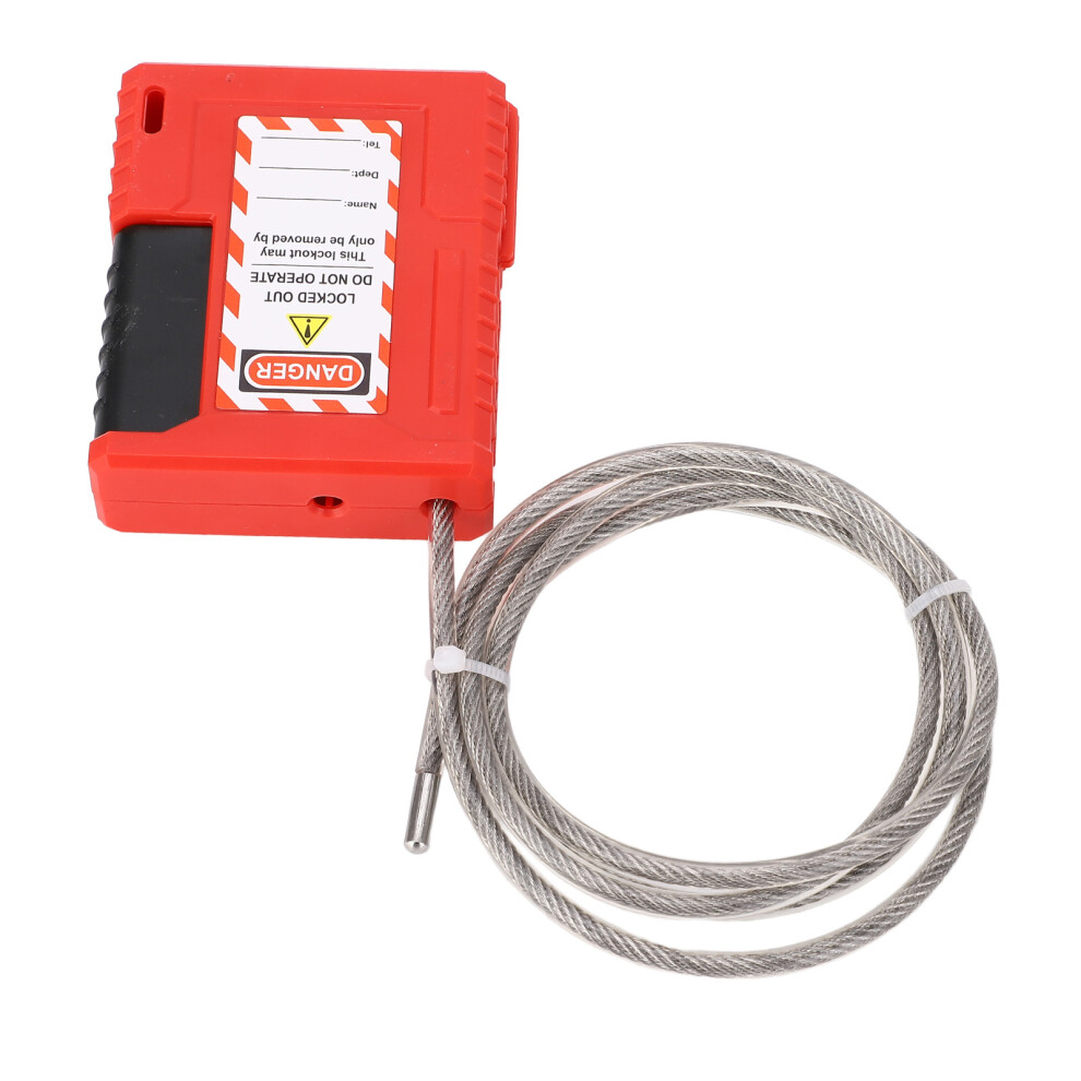 Stainless Steel Lockout Tagout Cable Lock 1M Adjustable Safety Lock 4931385702202