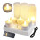 Flameless Candles with Remote Control Timer & Charging Base, 6pcs USB Rechargeable Battery LED Tea Lights Candles 1