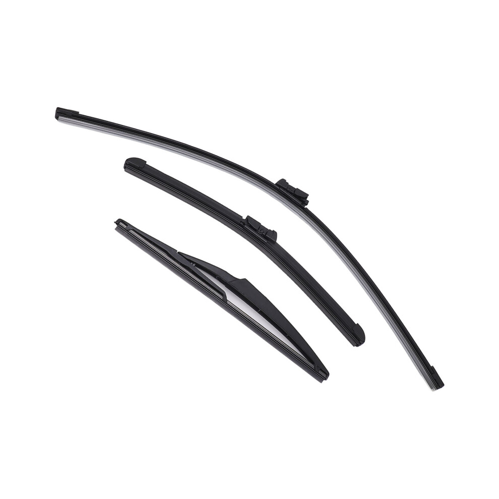 Front Rear Windscreen Wiper Blades For Fiat 500 2009-2023 Lhd 13"/14" Rubber 8091386645918