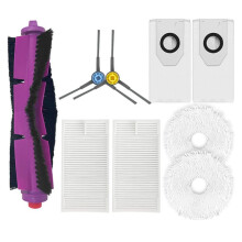 For Midea V12 / Ultra Roller Side Brush Hepa Filter Mop Cloth Dust Bag Robot Vacuums Accessory Parts