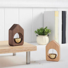 Door Bell Wooden Wind Chimes Wireless Doorbell Entrance Door Bell Decorative Wind Bell Home Decoration B