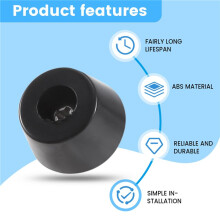 120 Pcs Soft Cutting Board Rubber Feet with Stainless Steel Screws 0.28 x 0.59 for Furniture, Electronics and Appliances