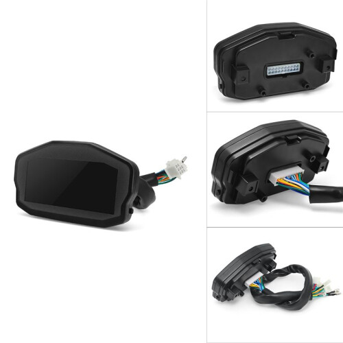 Motorcycle Digital Dash Digital Panel Universal LED LCD Speedometer Odometer 1,2,4 Cylinders 2