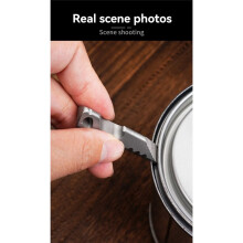 Multifunctional Small Titanium Alloy Outdoor Bottle Opener Can Be Pried Open the Jar Portable Pendant