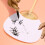 30 pcs/lot wedding White Paddle Fan for wedding decoration 5
