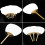 30 pcs/lot wedding White Paddle Fan for wedding decoration 7