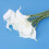 12pcs Calla Simulation Artificial Flower House Decoration - White 2