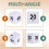 2PCS  Timers Gravity Sensor Flip Timer Kitchen Timer for  Management and Countdown 1-3-5-10,15-20-30-60Minutes 6
