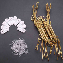 10 Pack Plate Hangers, Wall Plate Hangers and 10 Pack Wall Hooks, Compatible Decorative Plates, Antique China, Antique Plates and Art (8 Inch)