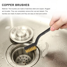 14 Pack Wire Brush Set for Cleaning Welding Slag and Rust Stainless Steel and Brass Curved Handle Masonry brush Wire bristle Scratch Brush