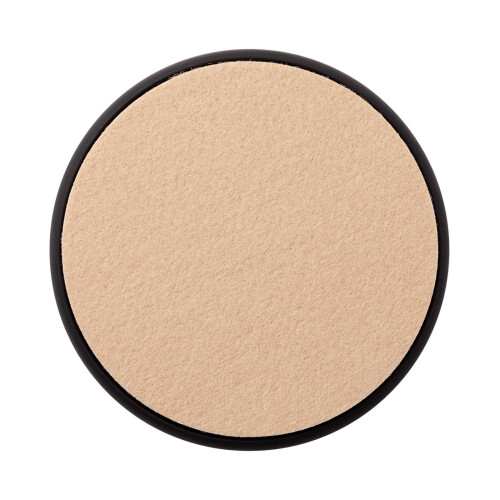 Sous-verres réutilisables en-silicone noir couleur sable