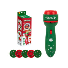 (1-Pack) Christmas Projector Flashlight Toy - Holiday-Green 40
