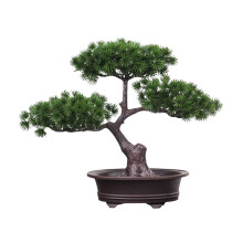 Artificial Tree Sculpture Faux Miniature Greenery-Double layer