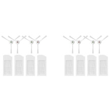 2X Ersatz für Deebot T10/T10 TURBO Roboter Staubsauger Ersatzteile Zubehör Seitenbürste Hepa Filter