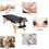 Portable Foldable Massage Table Black Wood Beauty Therapy Couch 4