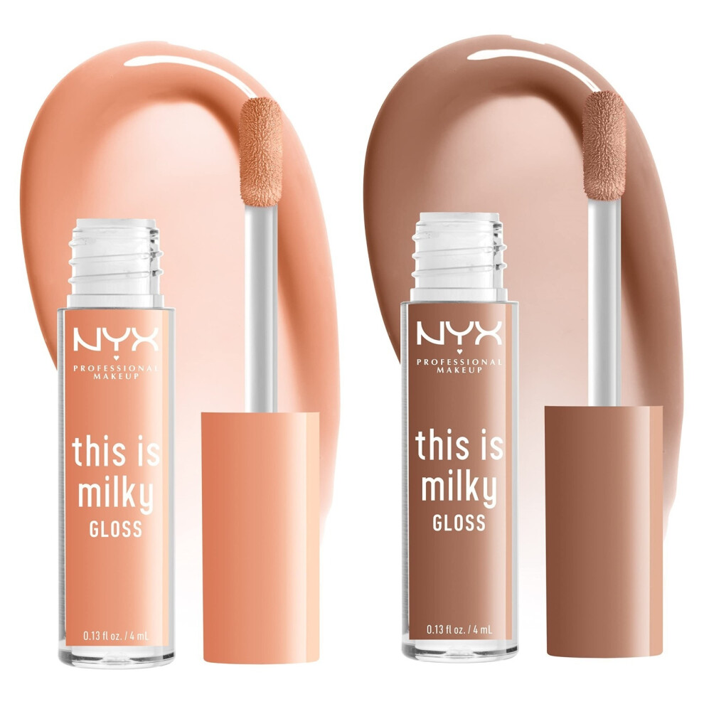 Not,Specified Nyx This Is Milky Gloss 4Ml Duo Milk & Honey + Cookies & Milk