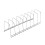 Space Efficient Nonrust Steel Kitchen Shelf Space-Stainless  2 1
