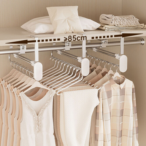 Space Efficient metal Pull Down Clothes Organiser For Scarves 1