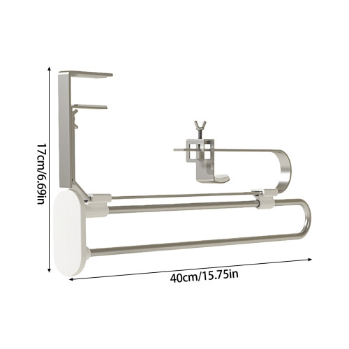 Space Efficient metal Pull Down Clothes Organiser For Scarves 2