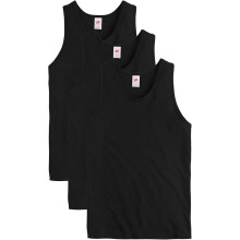 Hanes Men Tank Top, 3-Pack (M) Black