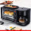 3In1 Breakfast Machine 12L Oven Coffee Maker Electric Bread Toaster Pizza 1